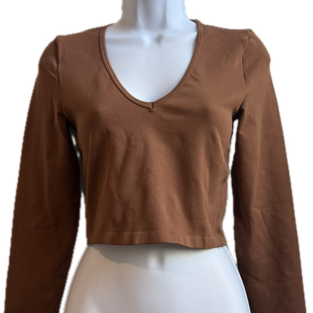 2 pack of OQQ Crop Tops Seamless Stretch
